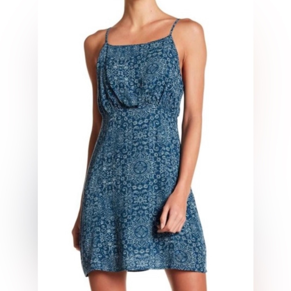 Boho Patterned Festival Mini Dress S